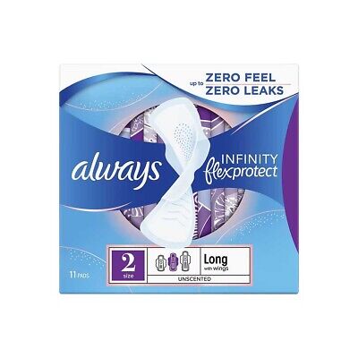 Always Infinity FlexProtect Size 2 Sanitary Towels with Wings - 11 Pads — product packaging