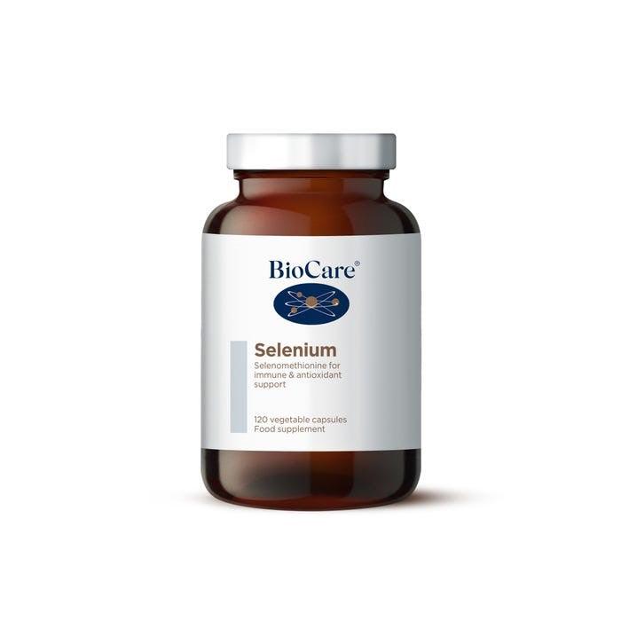 BioCare Selenium 100µg Selenomethionine - 120 Vegetable Capsules — product packaging