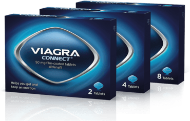 Viagra Connect Sildenafil 50mg Film-Coated Tablets - 2, 4 or 8 Tablets — product packaging
