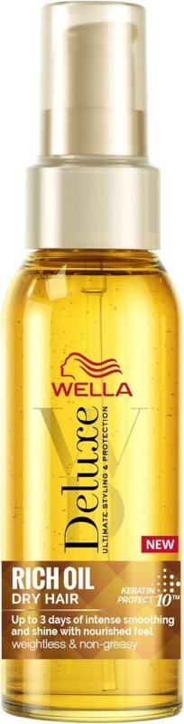 Wella Deluxe Rich Oil for Dry Hair - 100ml — product packaging