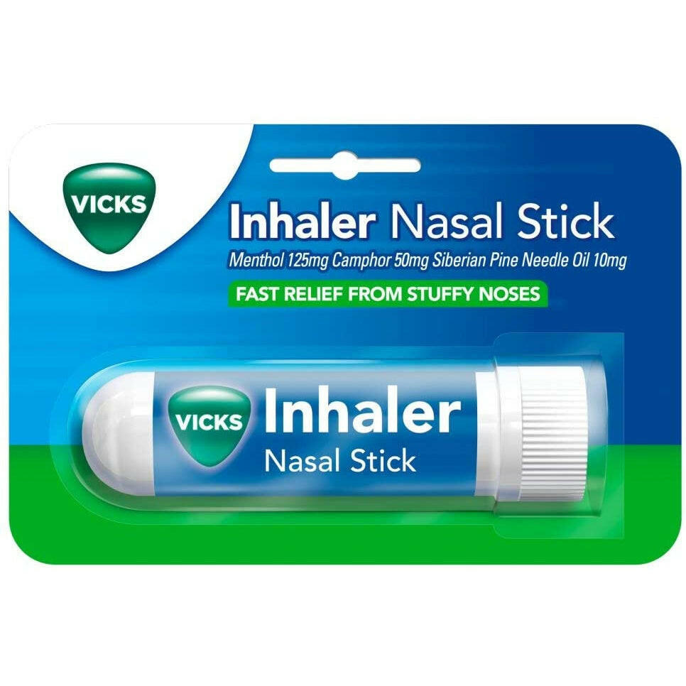 Vicks Inhaler Nasal Stick - 1 Stick (0.5ml) — product packaging