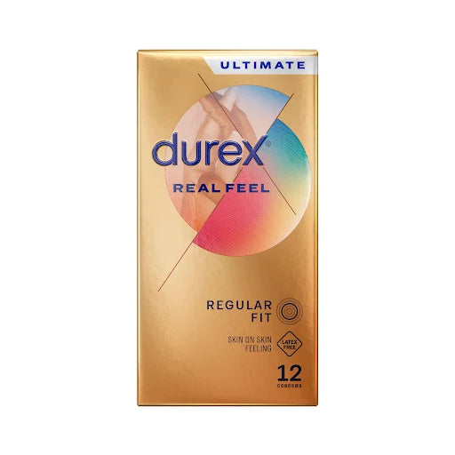 Durex Real Feel Non-Latex Condoms - 12 Condoms — product packaging