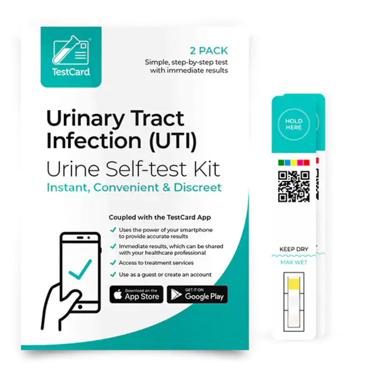 TestCard UTI (Urinary Tract Infection) Self Test