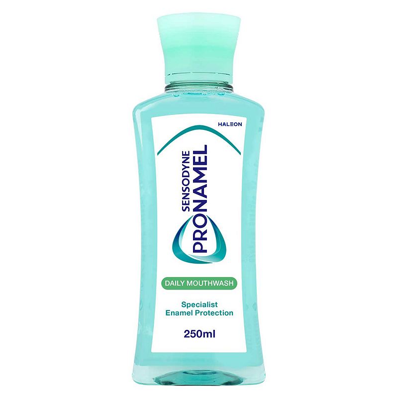 Sensodyne Pronamel Daily Enamel Care Mouthwash - 250ml — product packaging