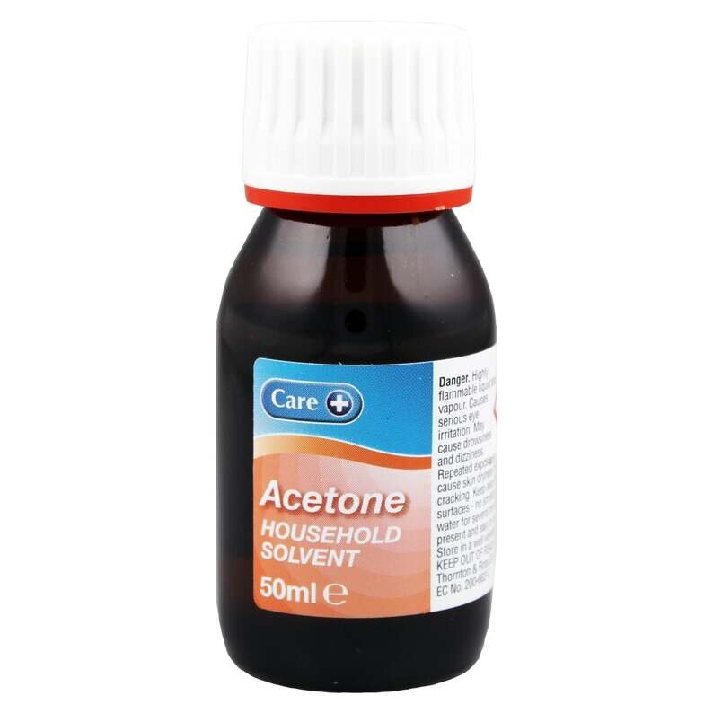 Care Acetone Household Solvent - 50ml （ Nail Polishes）