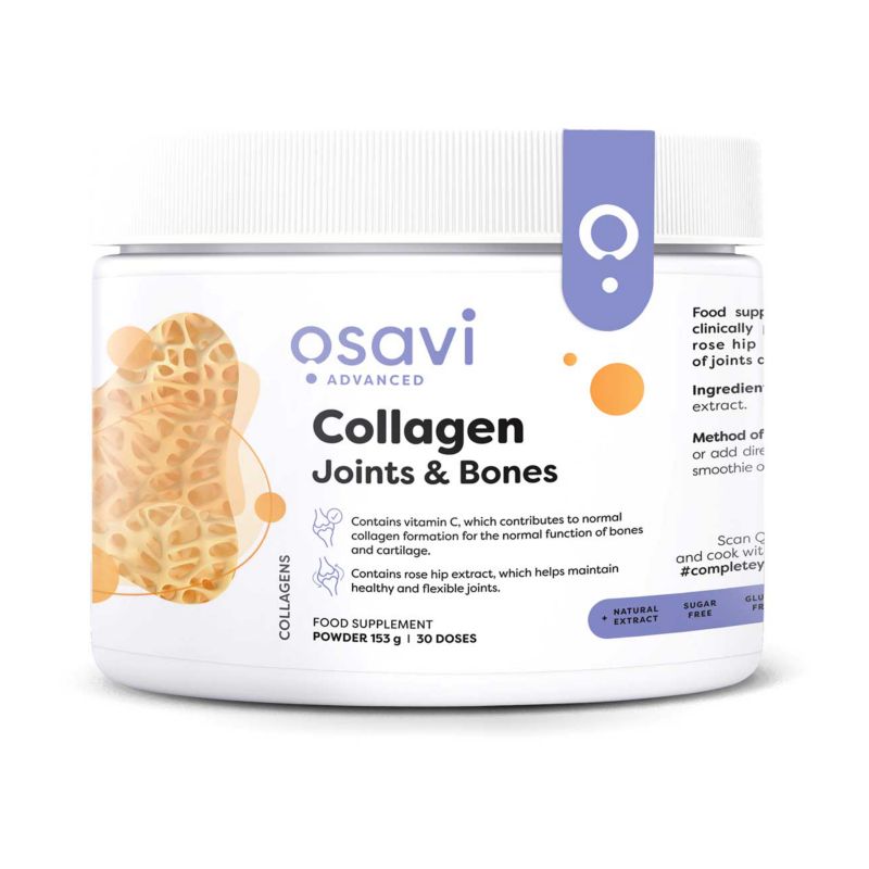 Osavi Collagen Joints & Bones Powder with Rose Hip - 153g — product packaging