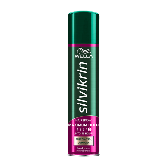 Wella Silvikrin Classic Maximum Hold Hairspray - 250ml — product packaging