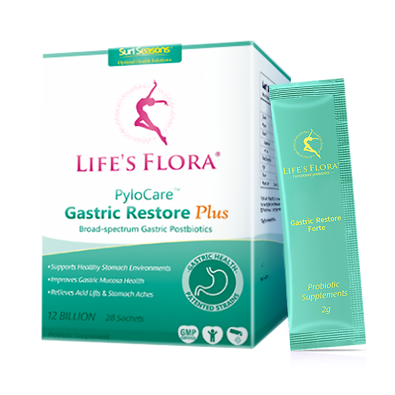 Sun Seasons Life's Flora Mucosal Barriers Restore Plus - 15 Billion - 28 Sachets