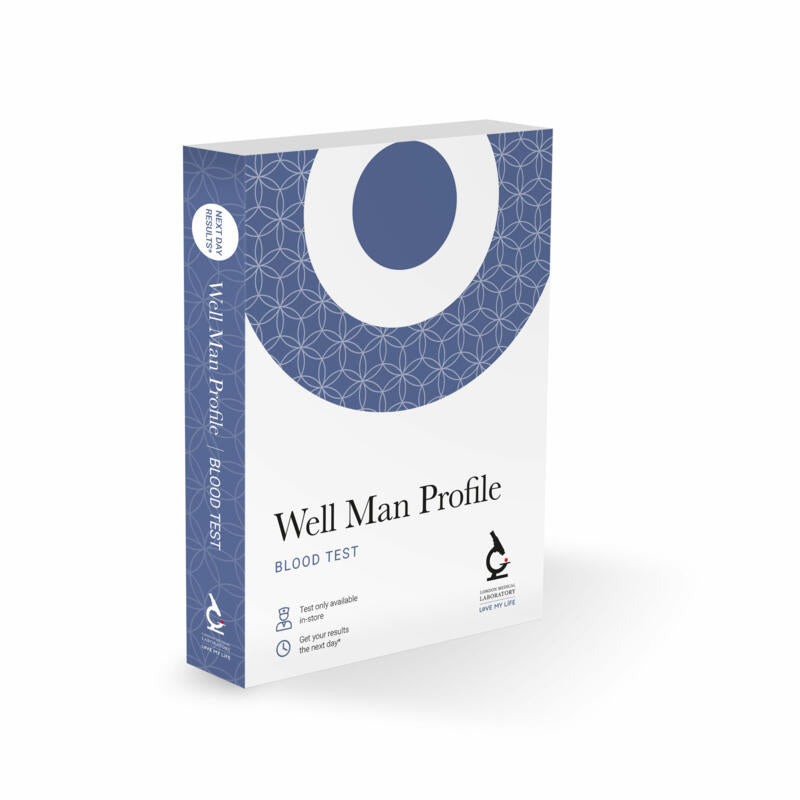 Well Man Premier Plus Health Profile Blood Test - In Store