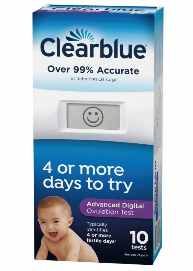 Clearblue Advanced Digital Ovulation Test Kit – 10 Tests