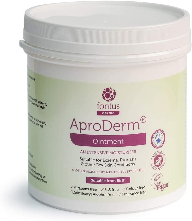 AproDerm 软膏保湿霜 50g 适用于湿疹、牛皮癣和其他干性皮肤病 
