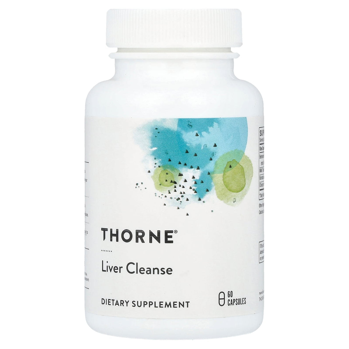 Thorne Liver Cleanse Herbal Capsules with Milk Thistle - 60 Capsules — product packaging
