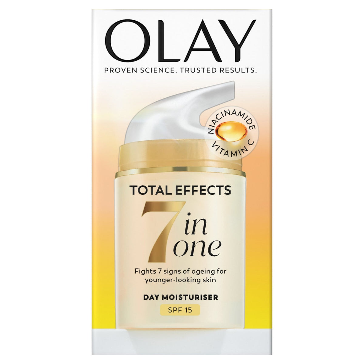 Olay Total Effects 7in1 Anti-Ageing Day Moisturiser SPF15 - 50ml — product packaging