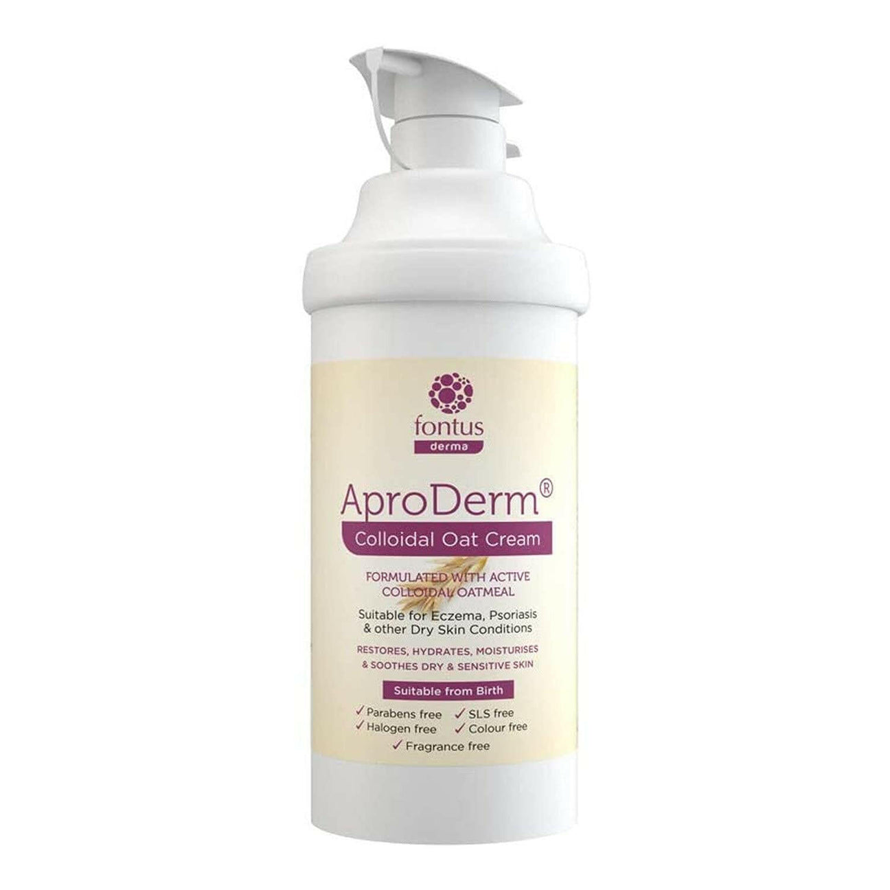 Aproderm Colloidal Oat Cream Pump 500ml