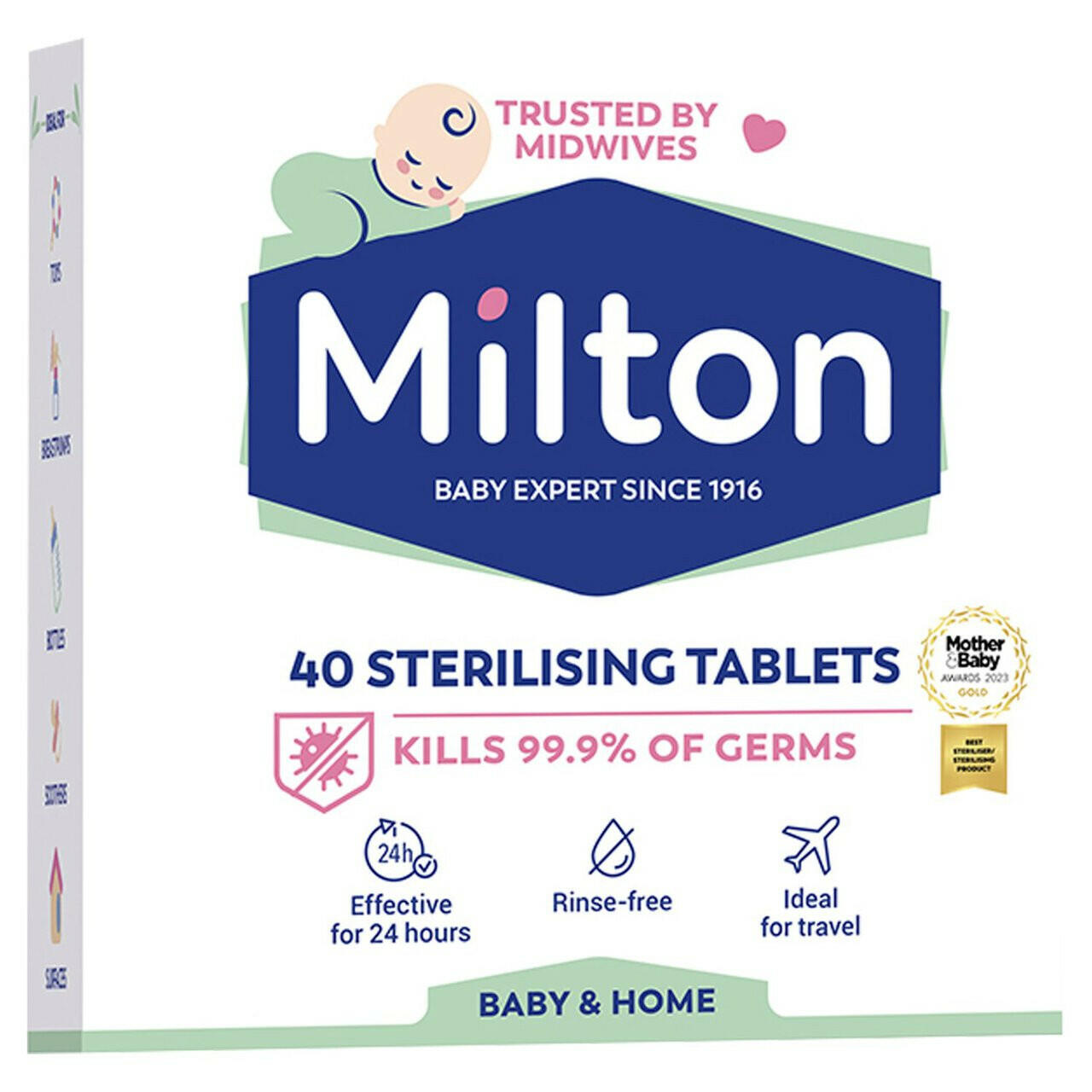 Milton Sterilising Tablets - 40 Tablets — product packaging