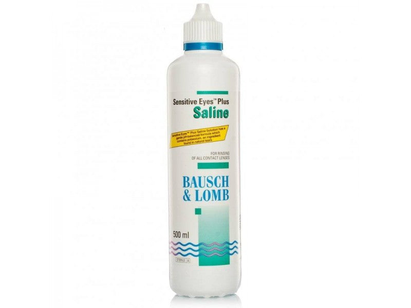 Bausch & Lomb Sensitive Eyes Plus Saline Solution - 500ml