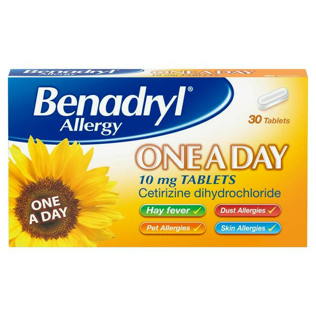 Benadryl Allergy One-a-day 10mg - 30 Tablets