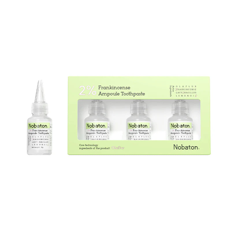 Nobaton 2% Frankincense ampoule toothpaste，2%乳香安瓶牙膏