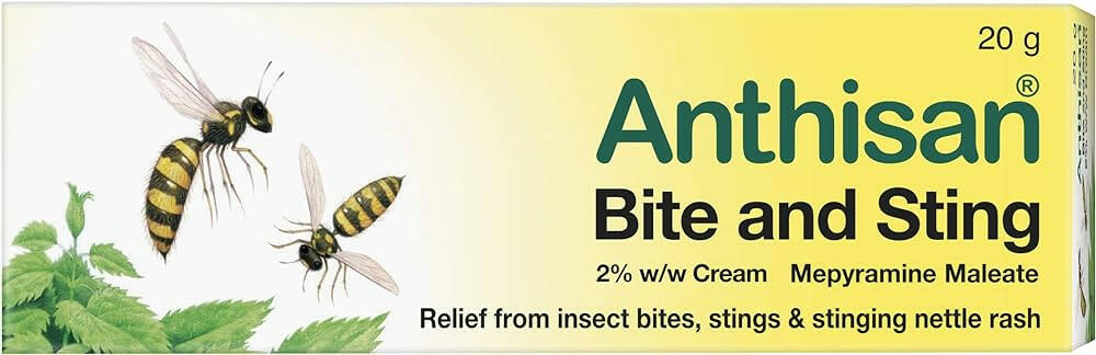 Anthisan Bite and Sting 2% w/w Cream 20g