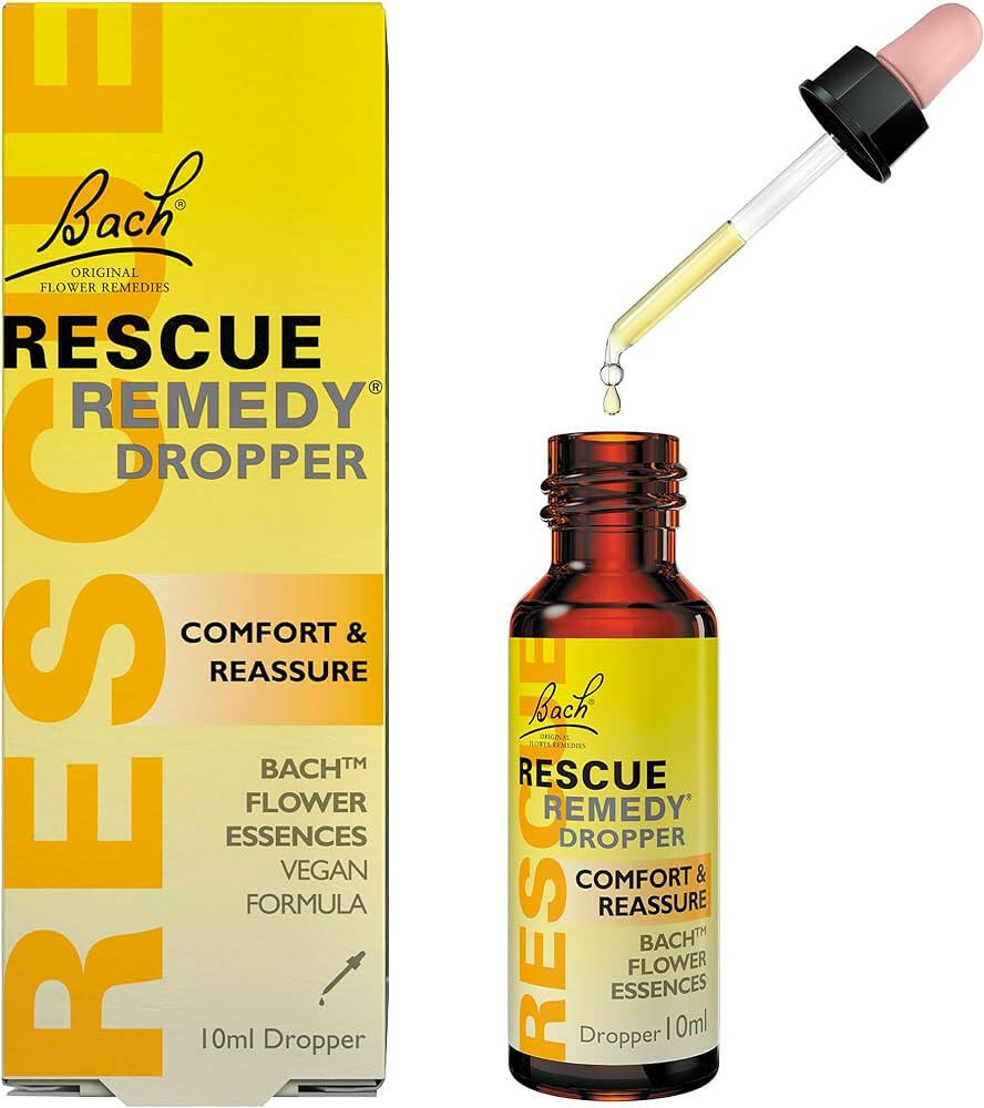 Bach Rescue Remedy Flower Essence Drops - 10ml — product packaging