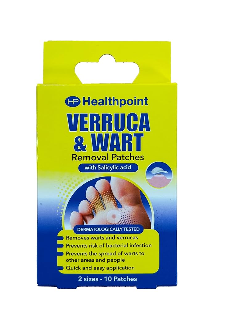 Healthpoint 鸡眼和疣去除贴片（含有水杨酸）Verruca Infection & Wart Removal 10 x Patches with Salicylic Acid