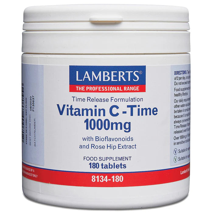 Lamberts Vitamin C Time Release, 1000mg, 180 Tablets