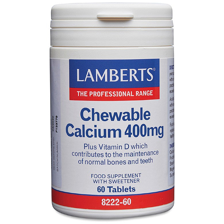 LAMBERTS 咀嚼钙 400 毫克 60粒