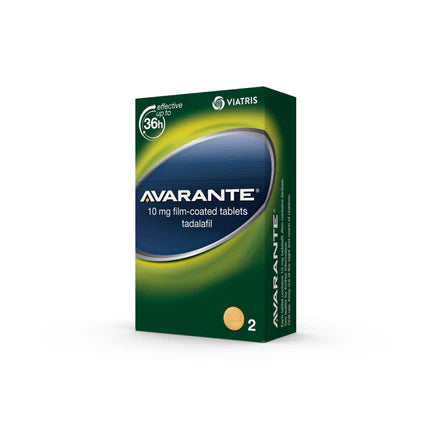 AVARANTE 10毫克他达拉/伟哥非薄膜衣片 2颗