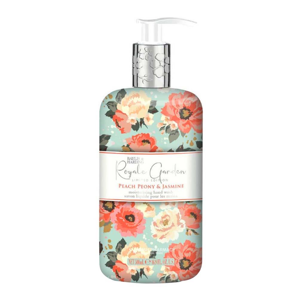 Baylis & Harding Royale Garden Peach, Peony & Jasmine Hand Wash - 500ml — product packaging