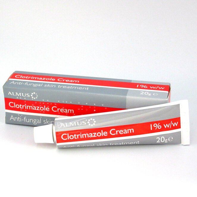 Antifungal Clotrmazole 1%w/w cream (ALMUS) 20g