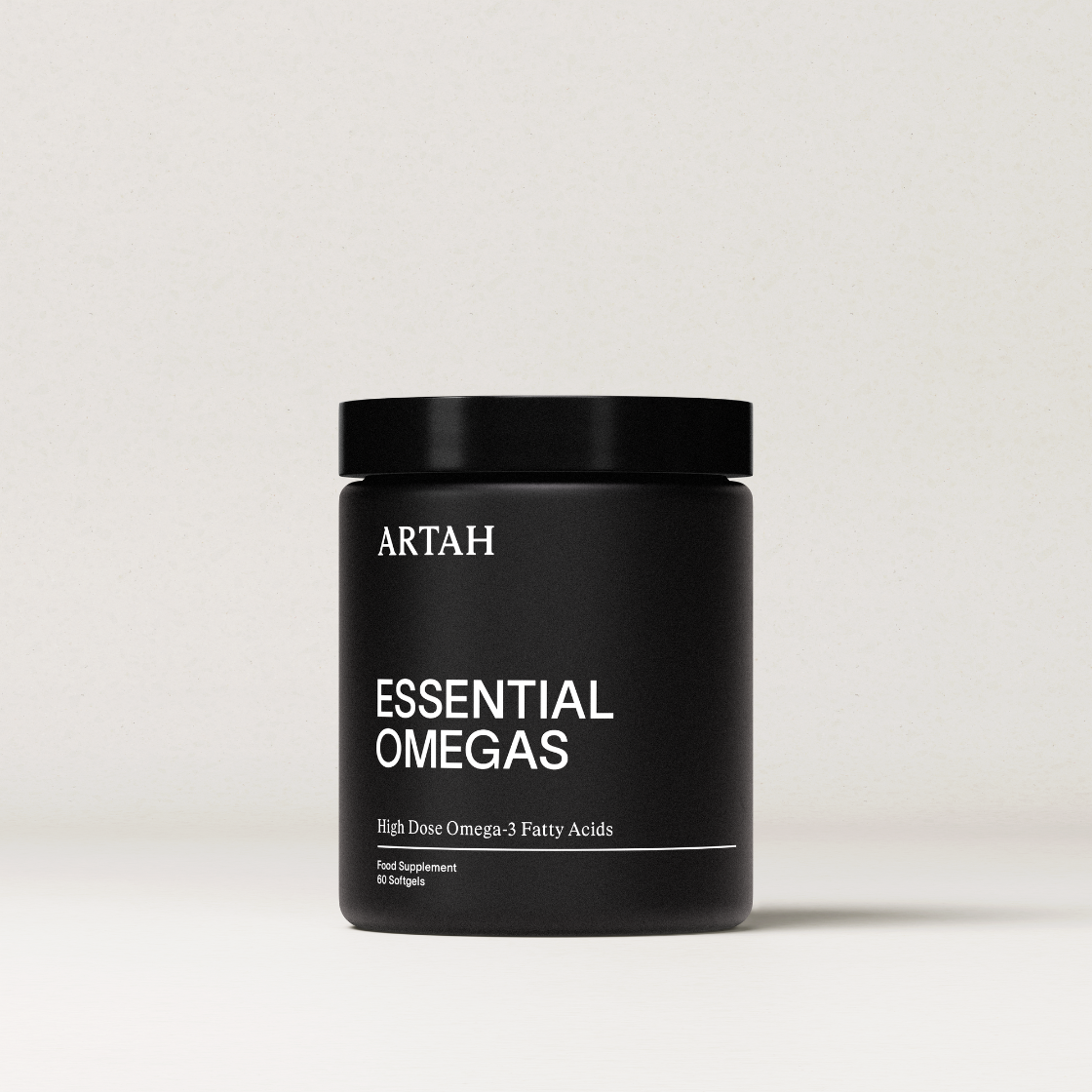 ARTAH Essential Omegas Omega-3 Fish Oil EPA & DHA - 60 Softgels — product packaging