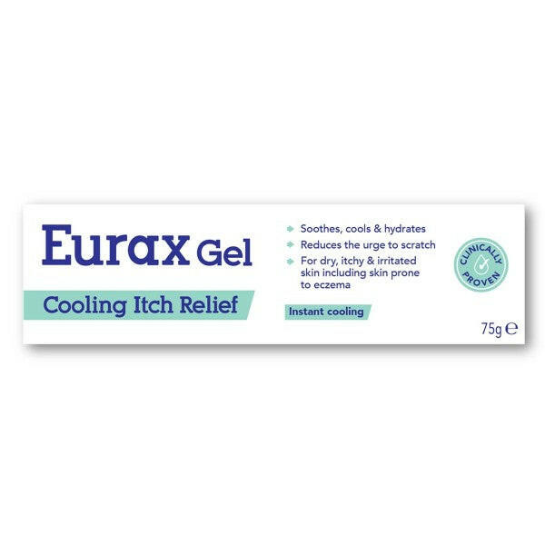 Eurax Cooling Itch Relief Gel - 75g — product packaging