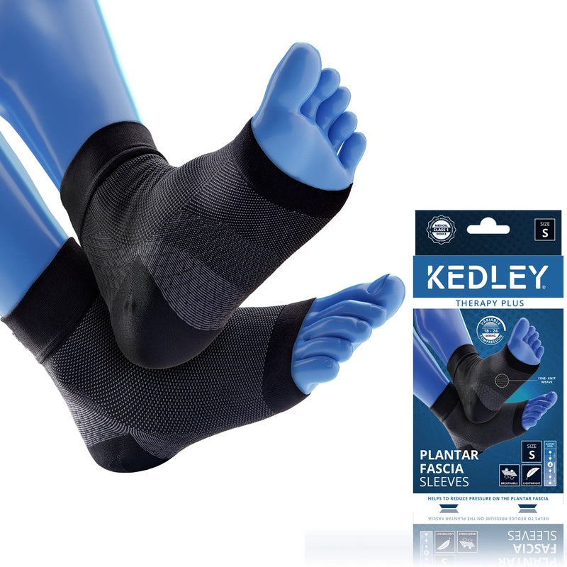 Kedley 足底筋膜袖套支撑套 - 1 双（请测量脚踝中部） 