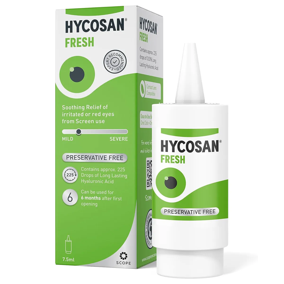 Hycosan Fresh 0.03% eye drops 7.5ml