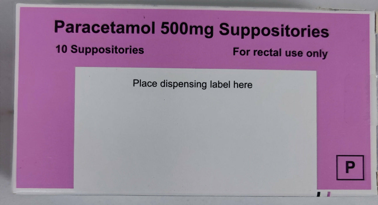 Paracetamol 500mg supportOSitories 10