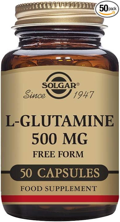 Solgar L-Glutamine 500mg Capsules - 50 Capsules