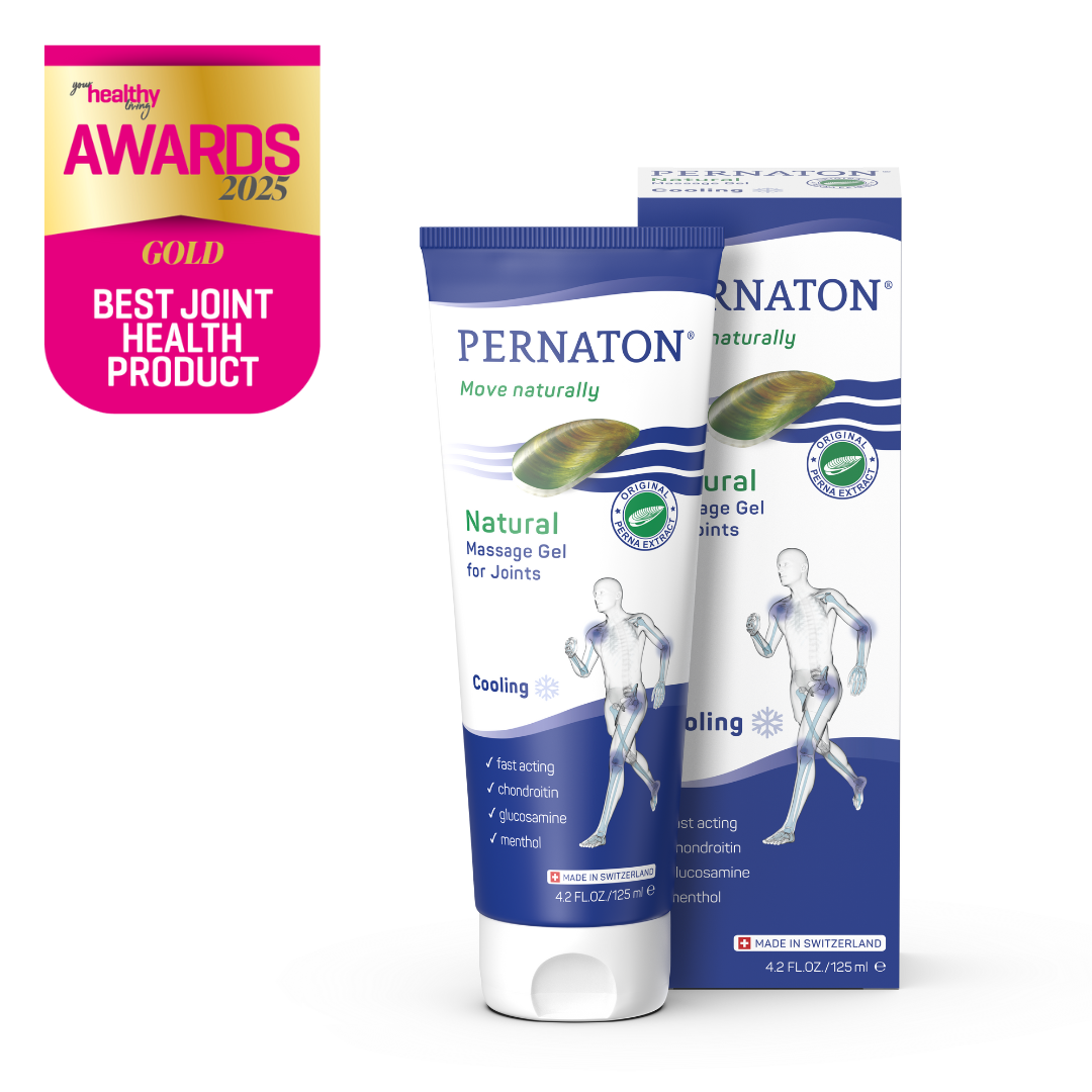 Pernaton Cooling Massage Gel for Joints with Green-Lipped Mussel Extract - 250ml — product packaging