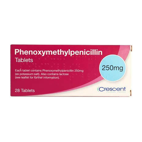 Group A Chain Bacteria Phenoxymethylpenicillin penicillin V anti -inflammatory medicine antibiotics of antibiotic tonsil inflammation acute throat pain in the throat (picture is only for reference, random packaging delivery)