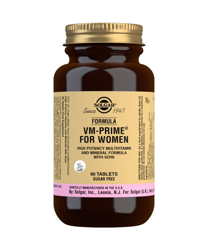 Solgar Formula VM-Prime for Women - 90 Tablets — product packaging