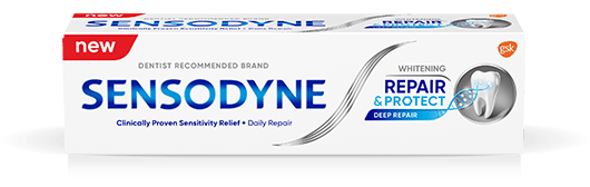 Sensodyne Repair & Protect Deep Repair Whitening Toothpaste - 75ml — product packaging