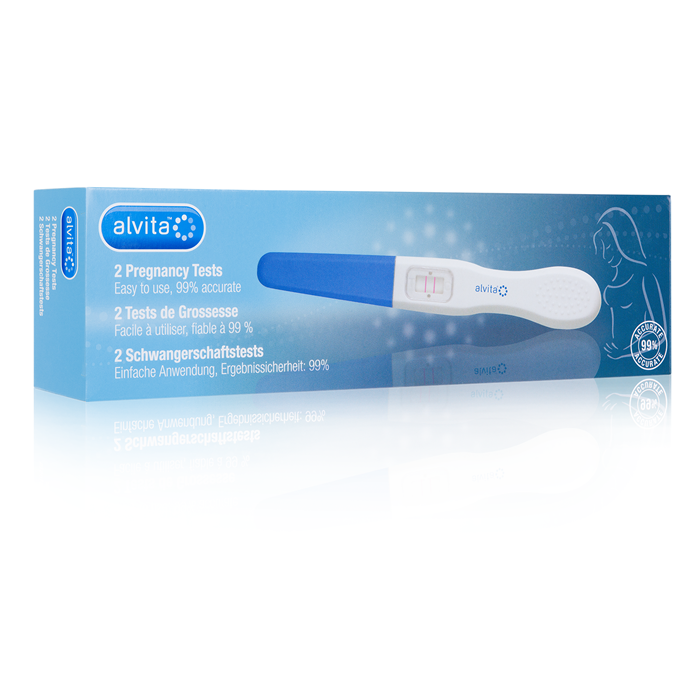 Alvita pregnancy test stick/pregnancy test strip -2 installed Pregnancy test kit -2 tests
