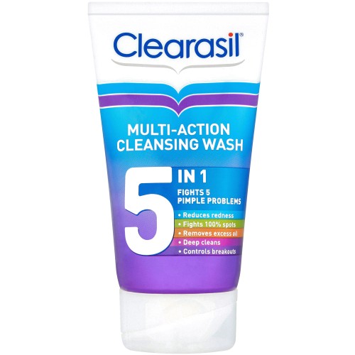 Clearasil 5 in 1 Multi-Action Cleansing Face Wash - 150ml — product packaging