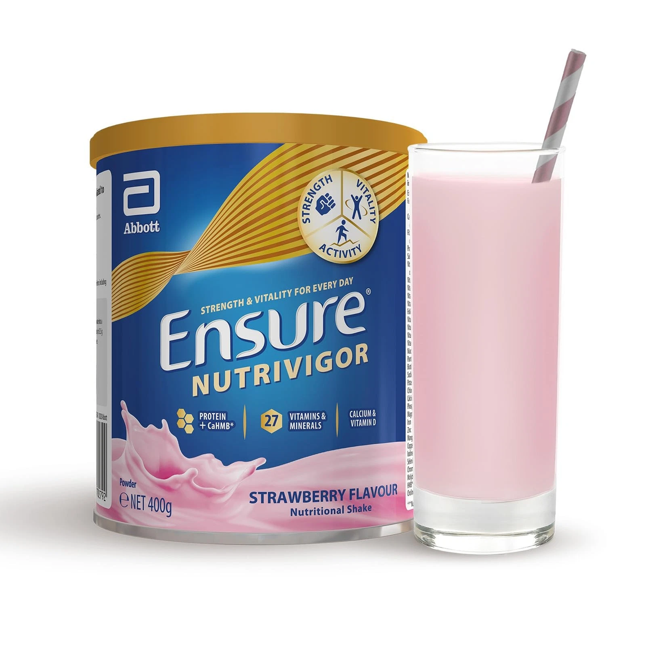雅培Ensure Nutrivigor蛋白奶昔——能量与恢复支持