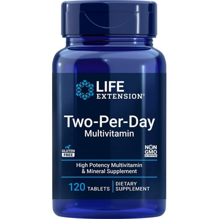 Life Extension Two-Per-Day Multivitamin - 120 Tablets — product packaging