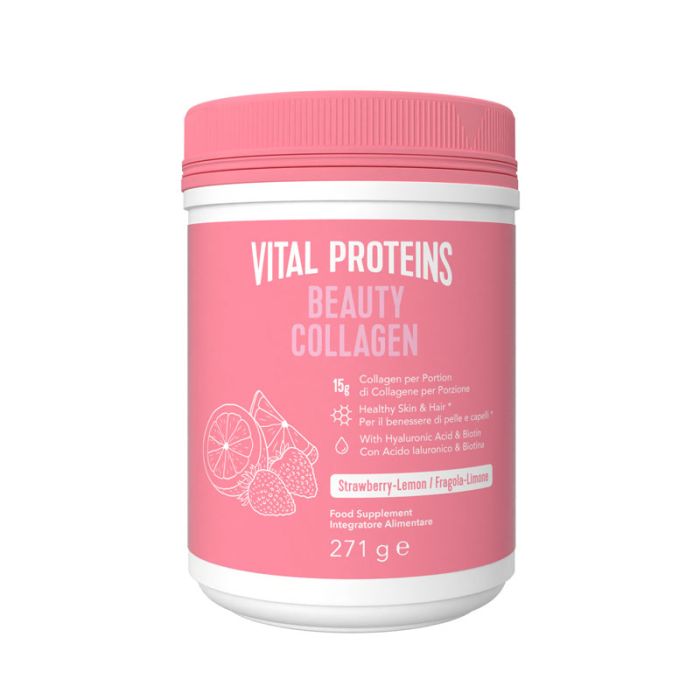 Vital Proteins Beauty Collagen Powder Strawberry Lemon - 271g — product packaging