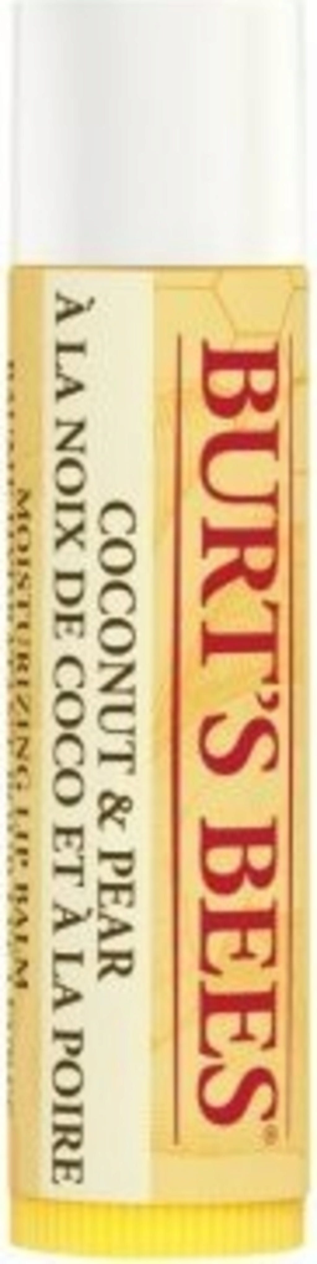Burt's Bees Coconut & Pear Moisturising Lip Balm - 4.25g — product packaging