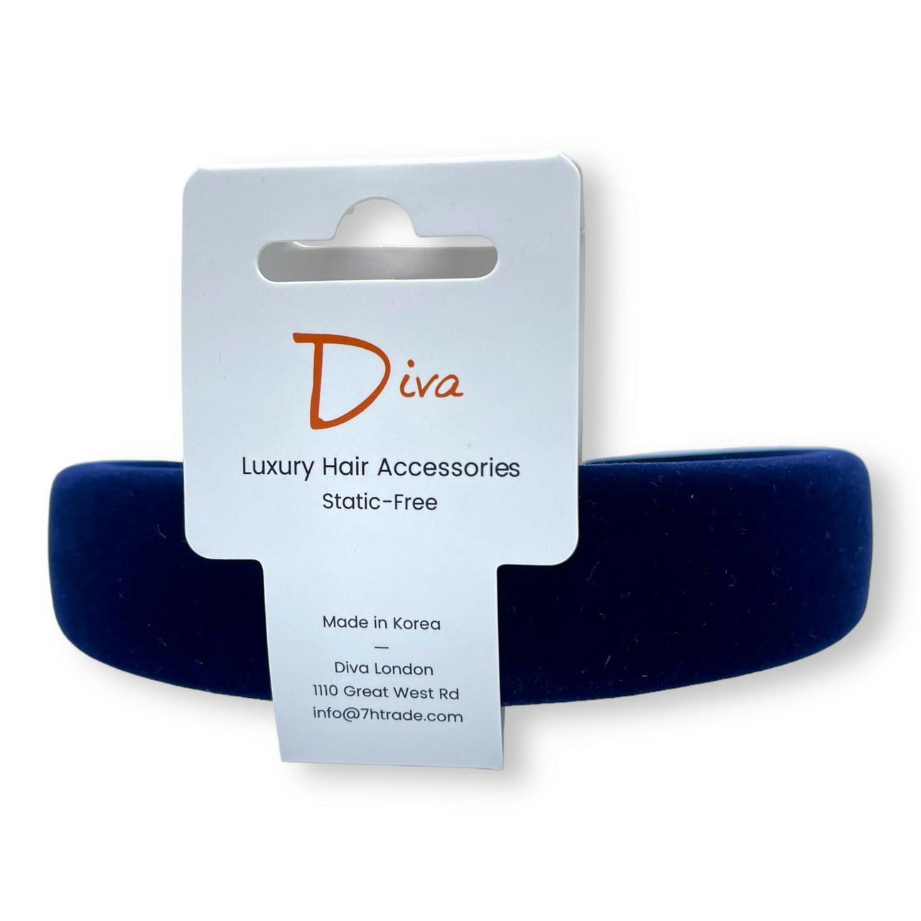 Diva London Padded Velvet Hairband