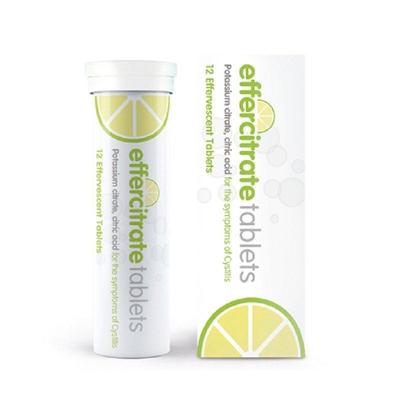 EFFERCITRATE TABS 12/potassium citrate citric acid for the symptoms of cystitis