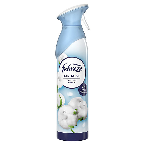 Febreze Air Mist Cotton Fresh Air Freshener Spray - 185ml — product packaging