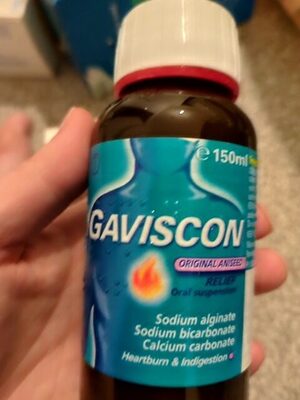 Gaviscon Original Aniseed Relief Oral Suspension - 150ml — product packaging